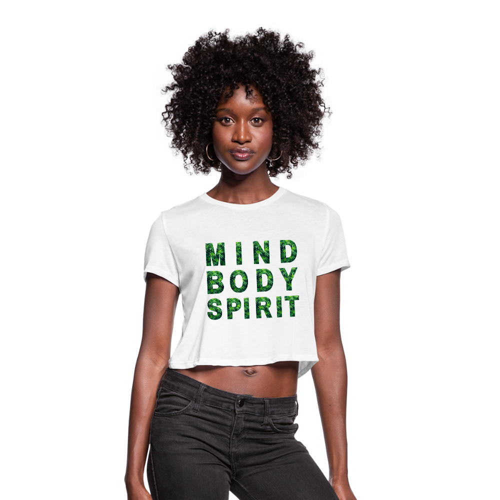 Women's Cropped T-Shirt - white