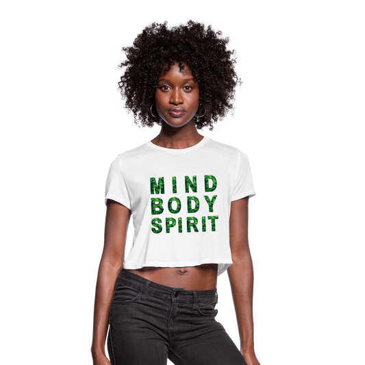 Women's Cropped T-Shirt - white