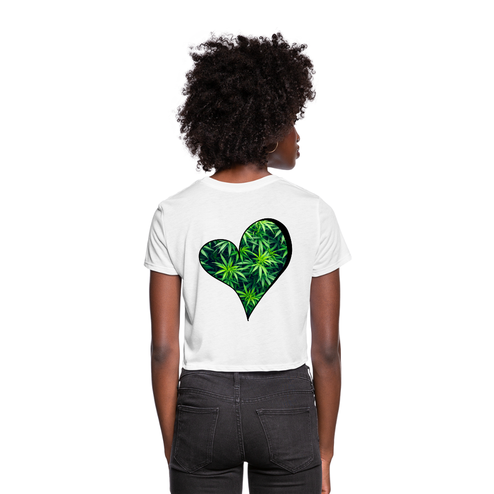 Women's Cropped T-Shirt - white