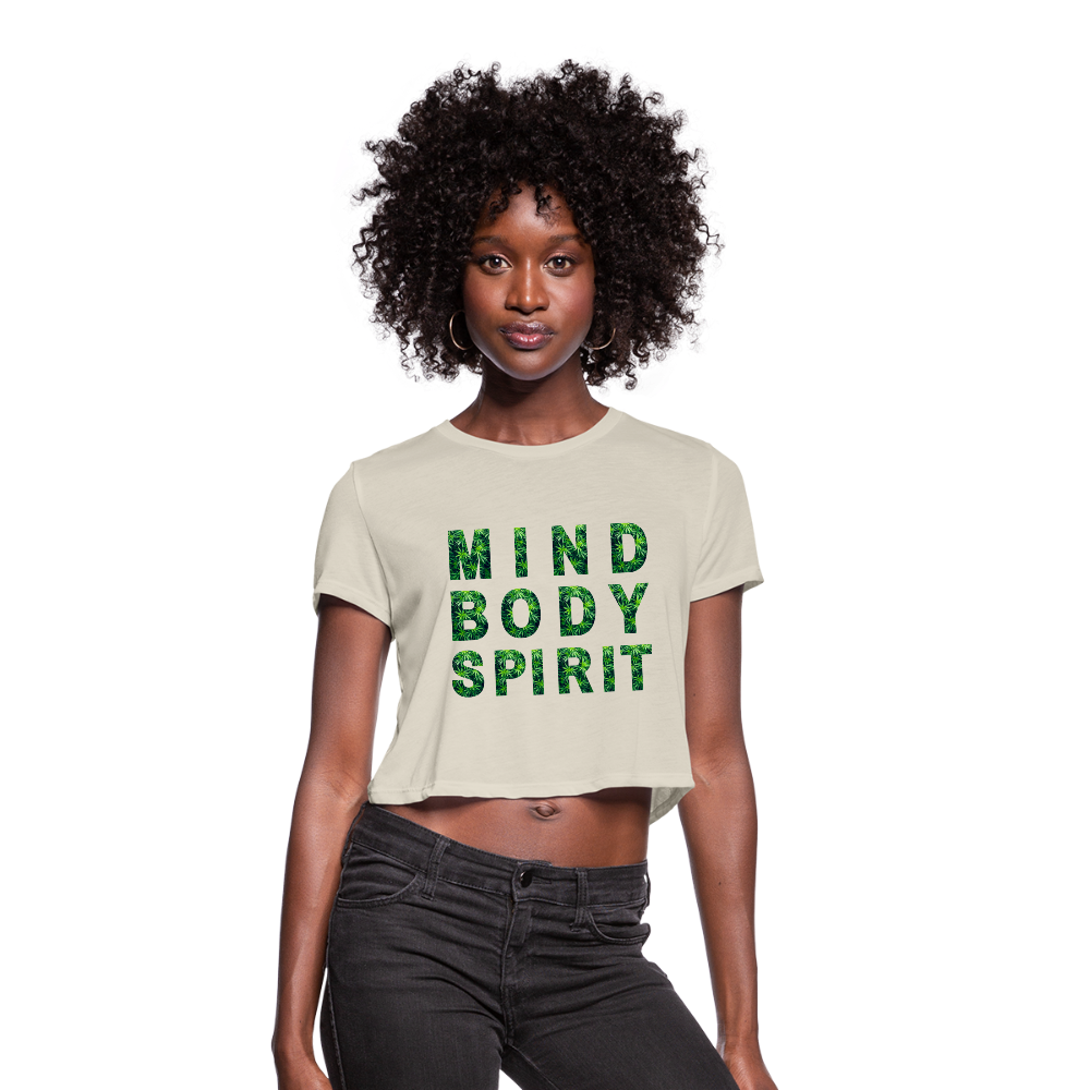 Women's Cropped T-Shirt - dust