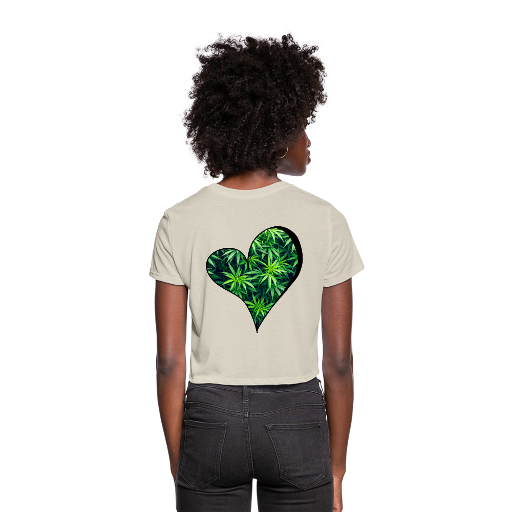 Women's Cropped T-Shirt - dust