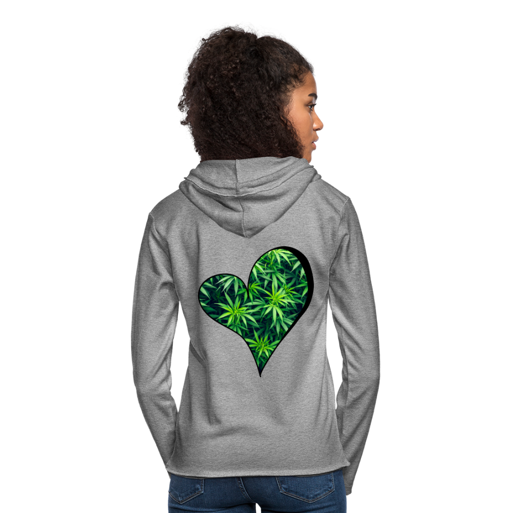 Unisex Lightweight Terry Hoodie - heather gray