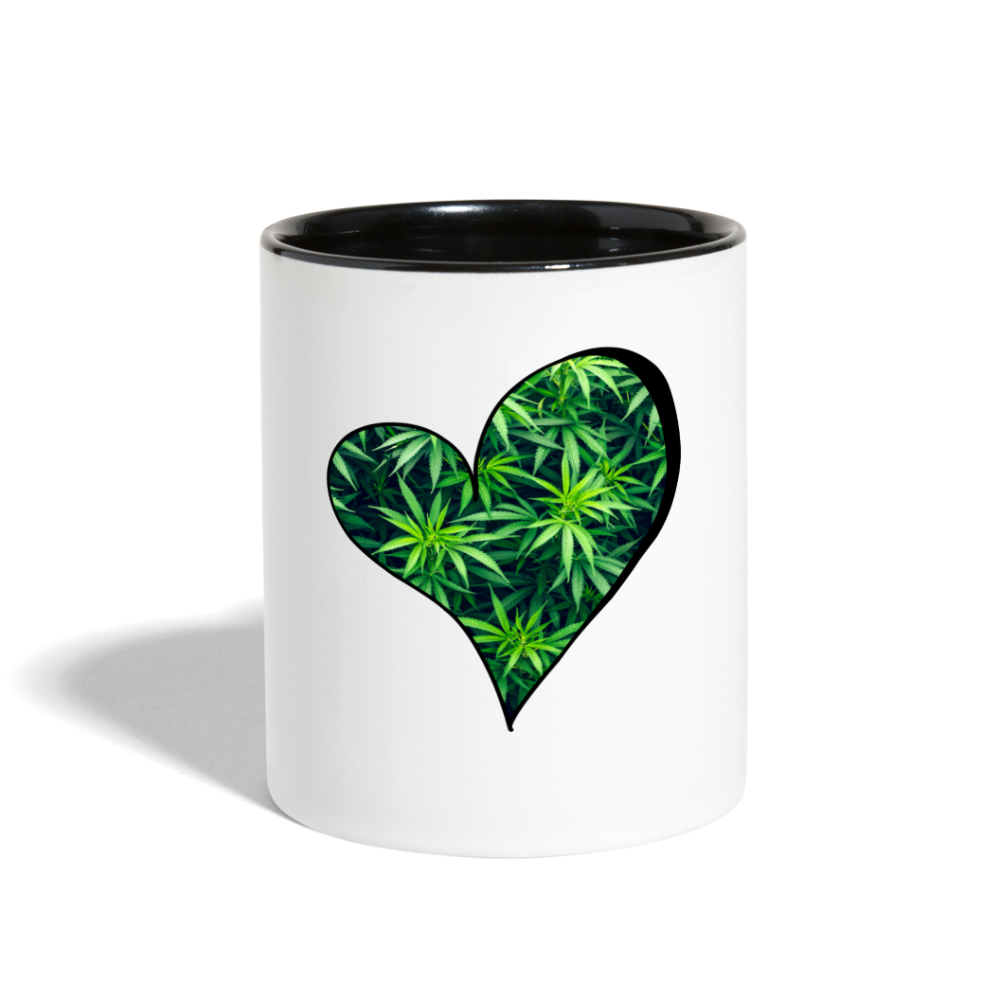Mind Body Spirit Contrast Coffee Mug - white/black