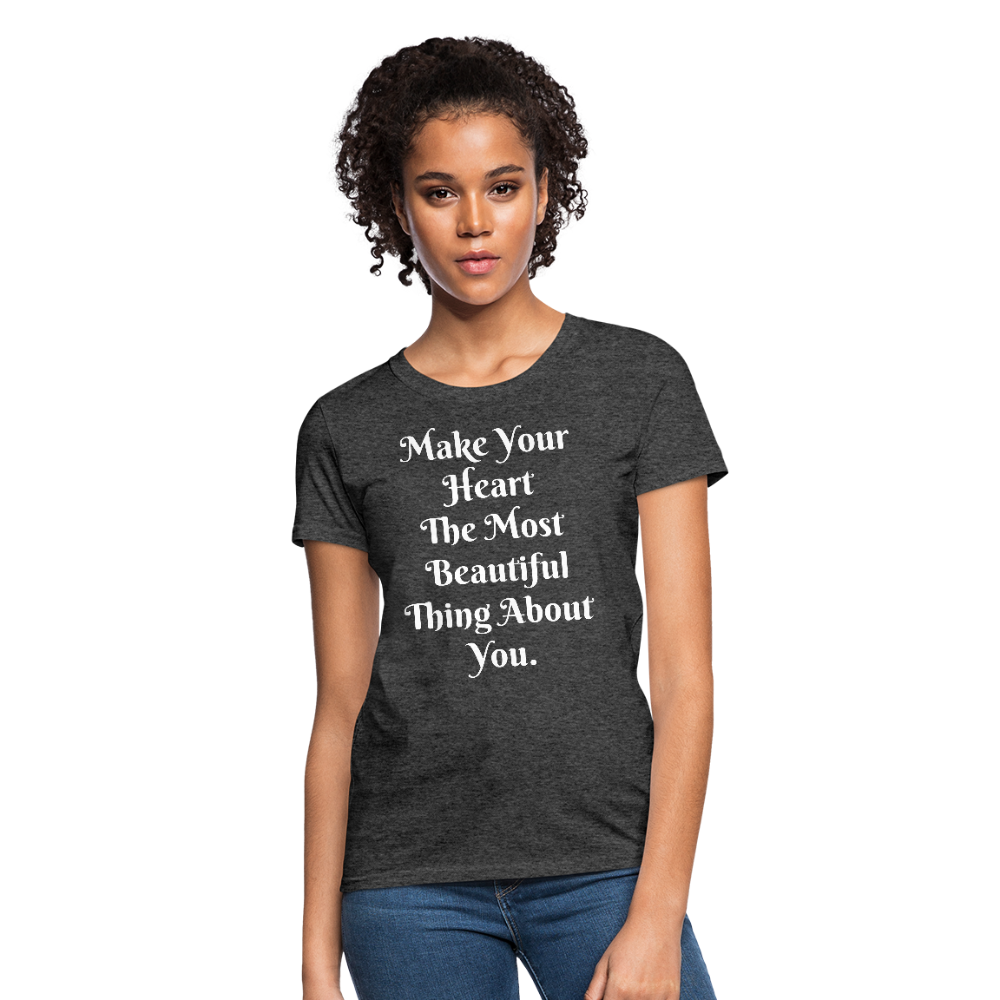 Women's T-Shirt - heather black