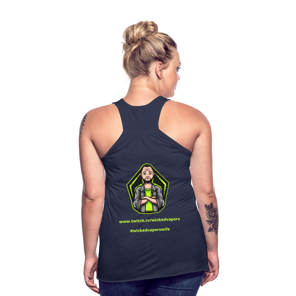 The Gamer Ladies Flowy Tank Top - navy