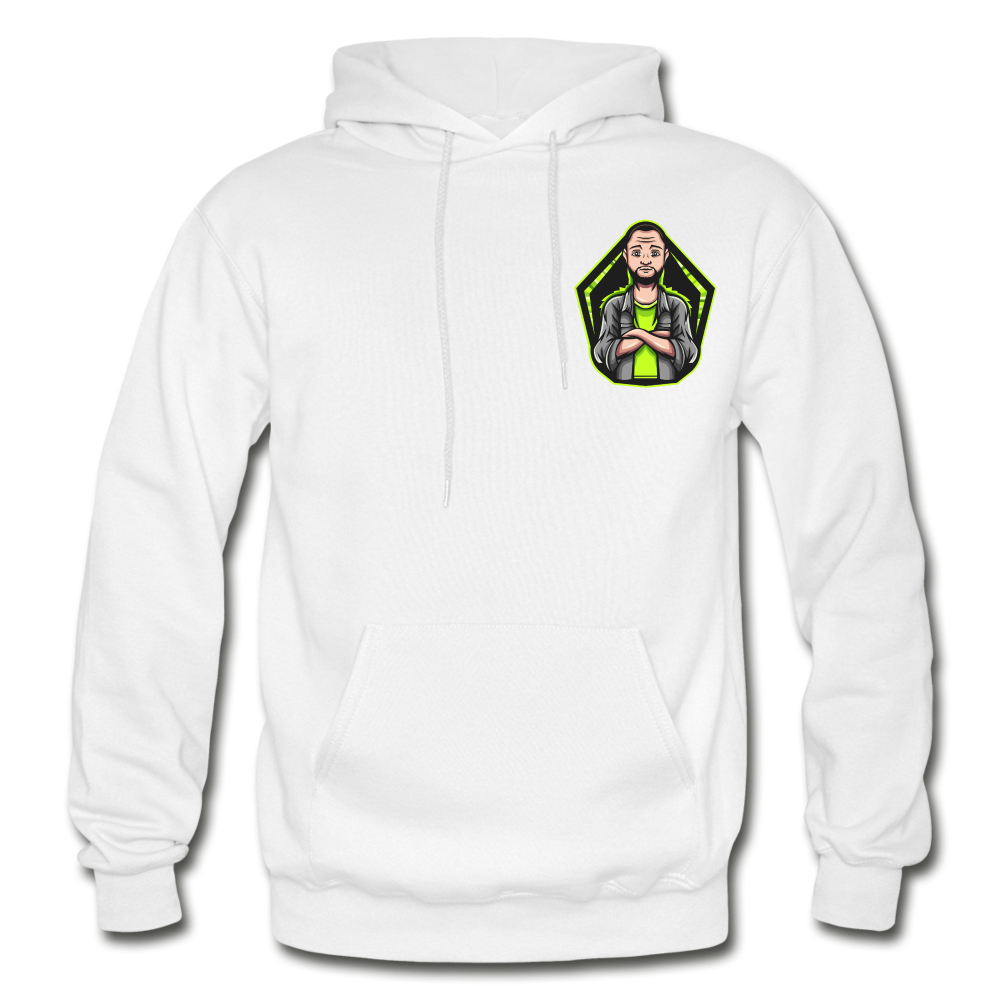 The Gamer Gildan Heavy Blend Adult Hoodie - white