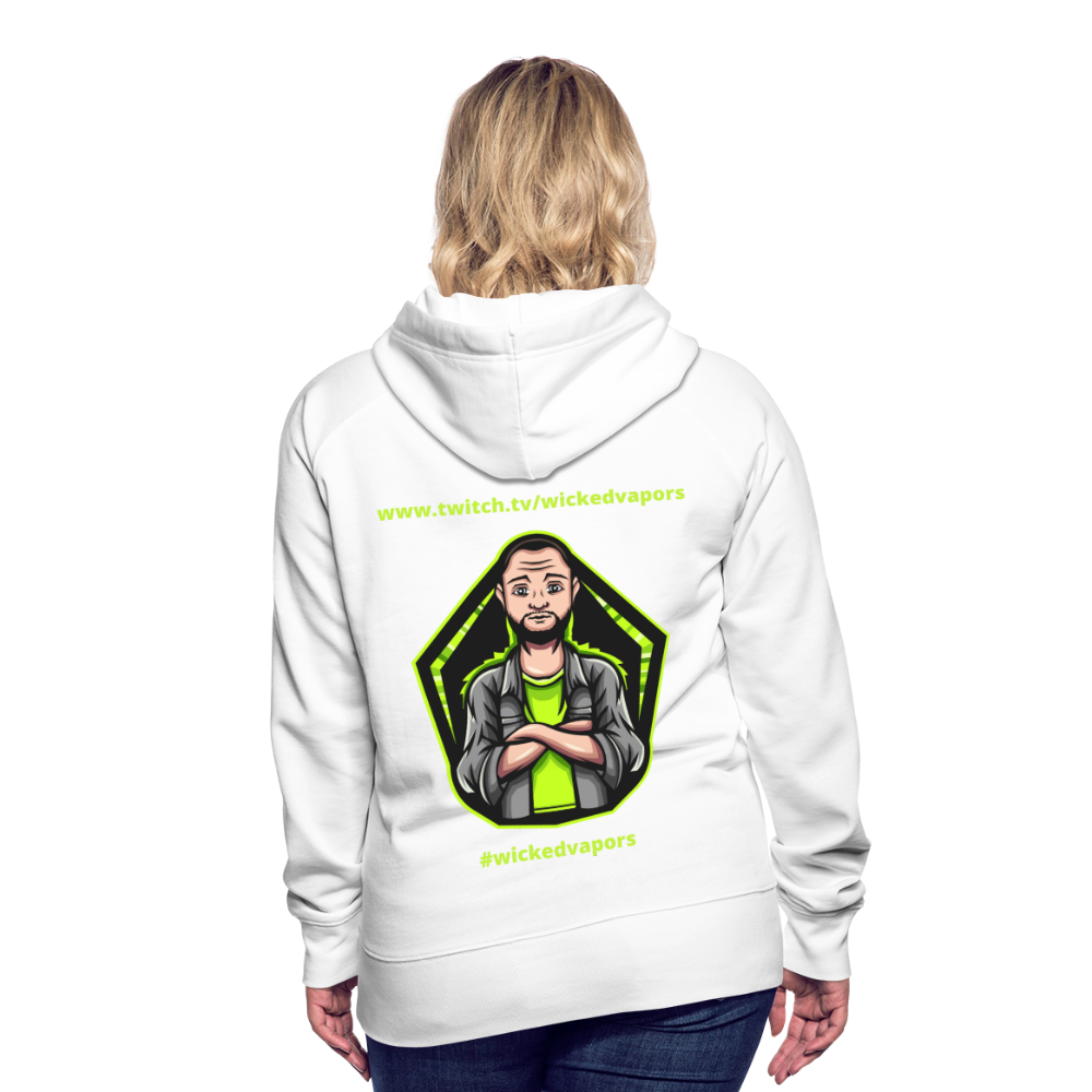 Ladies Premium Hoodie - white