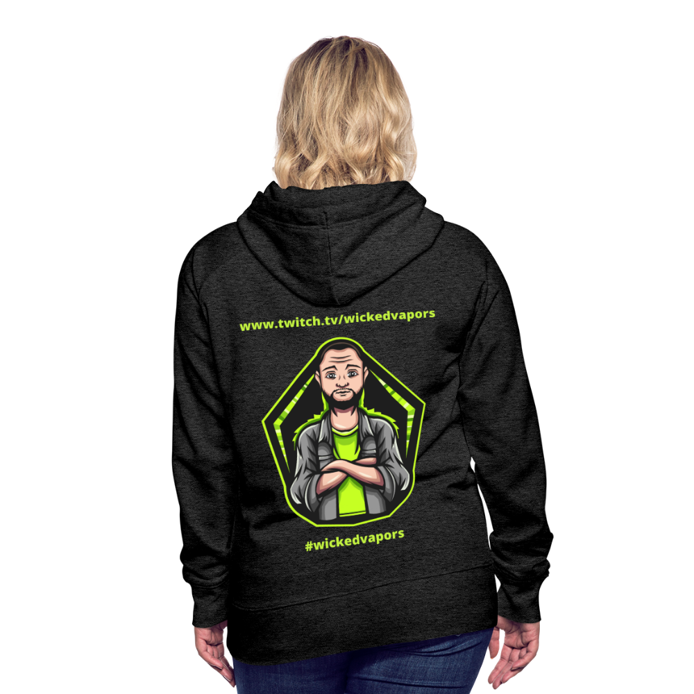 Ladies Premium Hoodie - charcoal gray