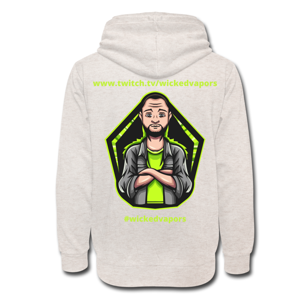 The Gamer Shawl Collar Hoodie - heather oatmeal