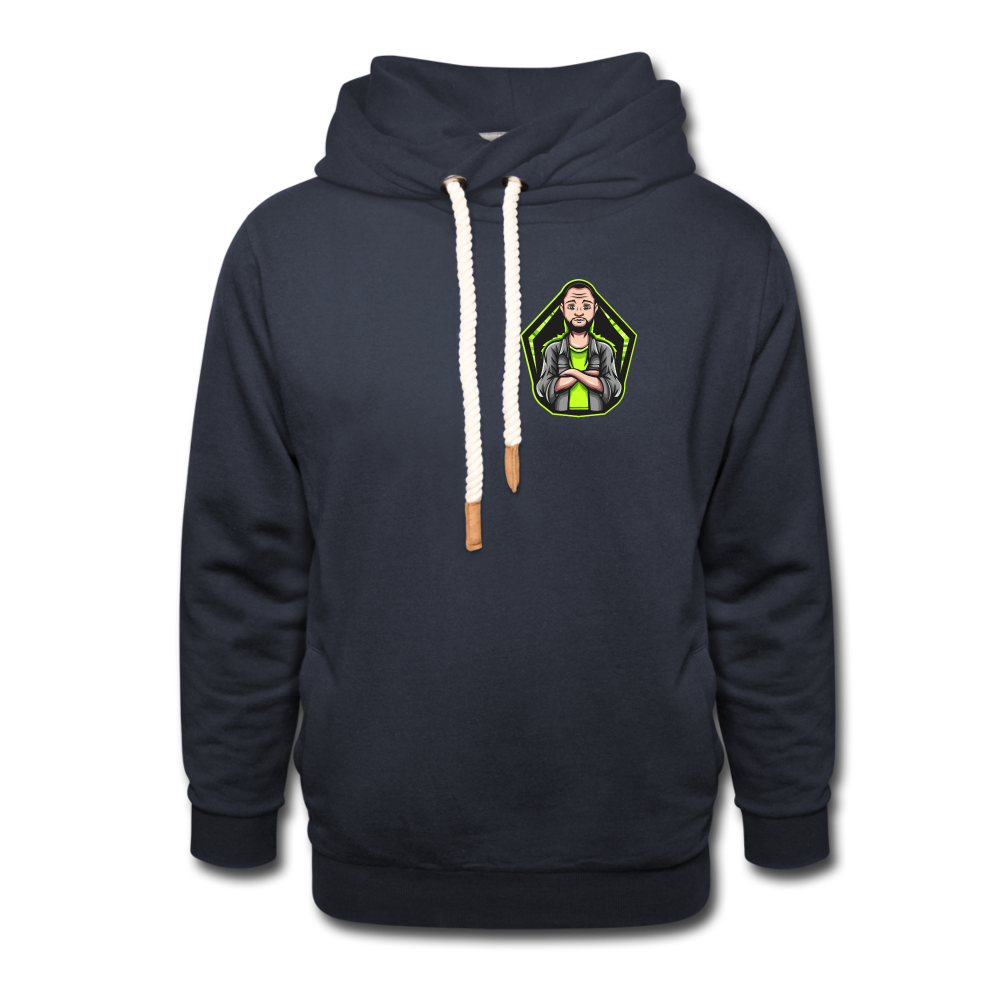 The Gamer Shawl Collar Hoodie - navy