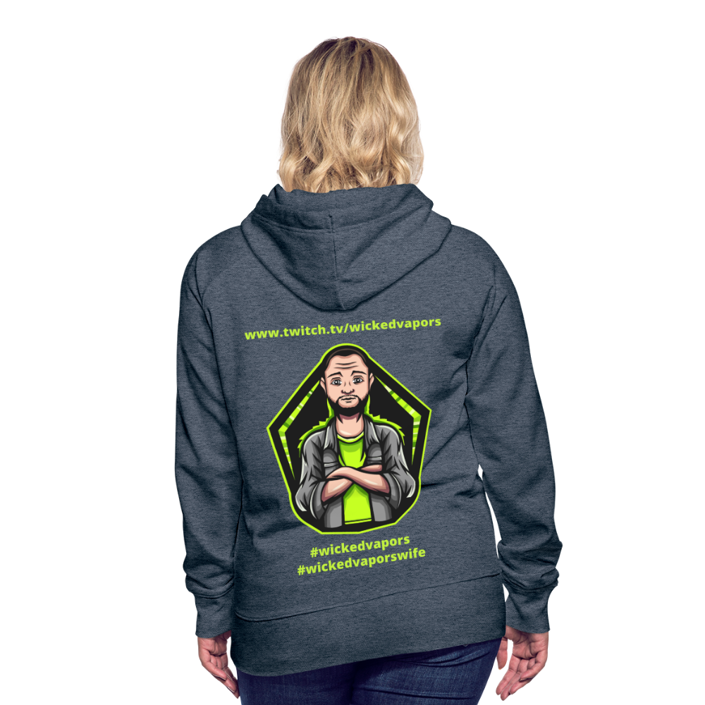 The Gamer Ladies Premium Hoodie - heather denim