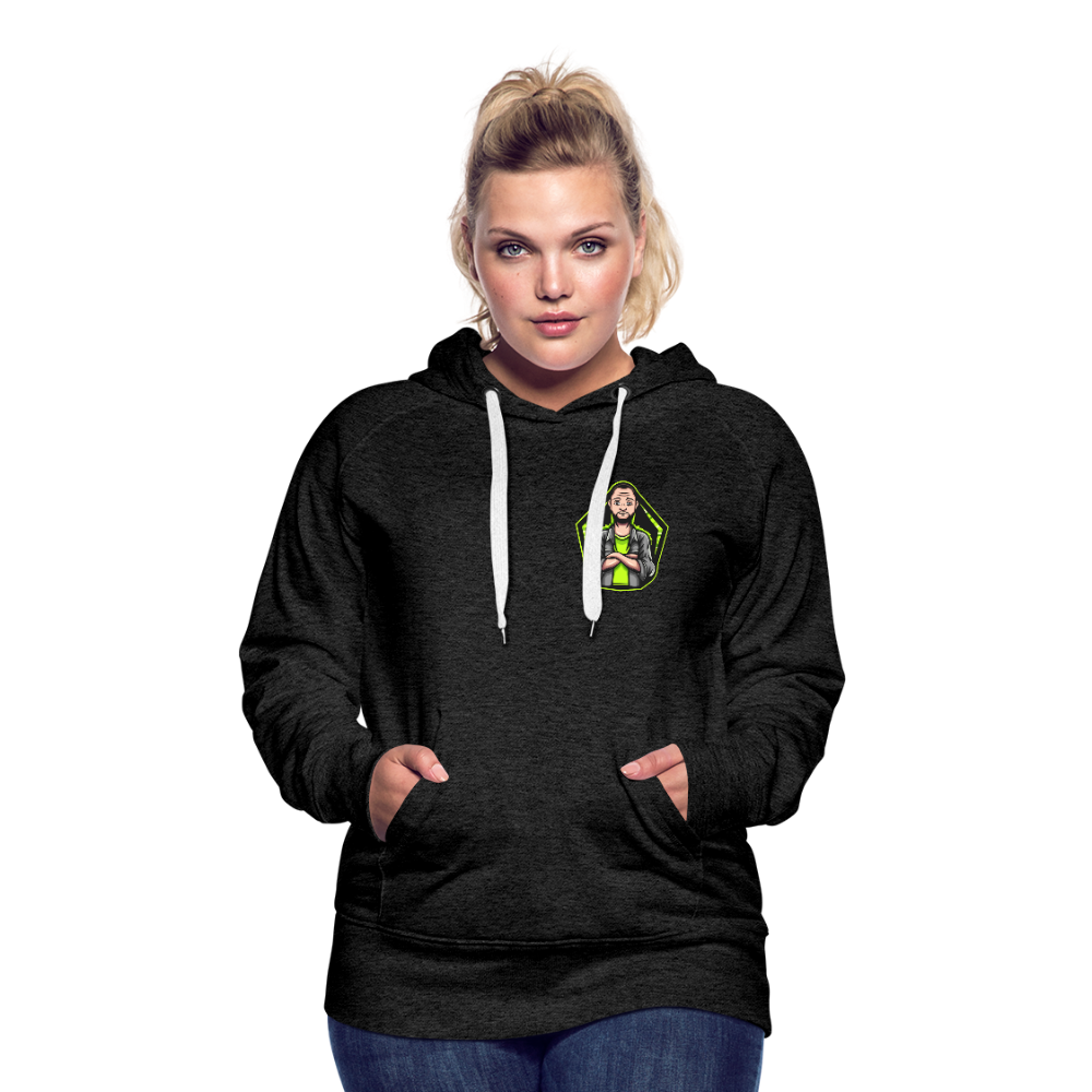 The Gamer Ladies Premium Hoodie - charcoal gray