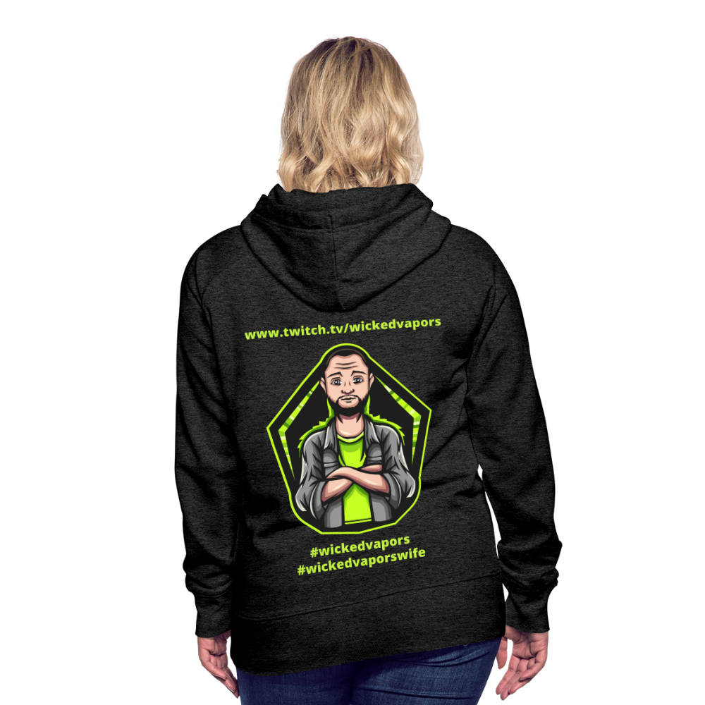 The Gamer Ladies Premium Hoodie - charcoal gray