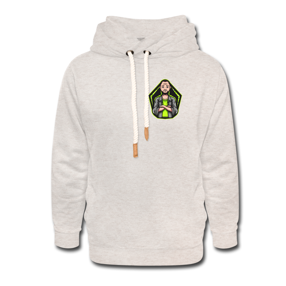 The Gamer Shawl Collar Hoodie - heather oatmeal