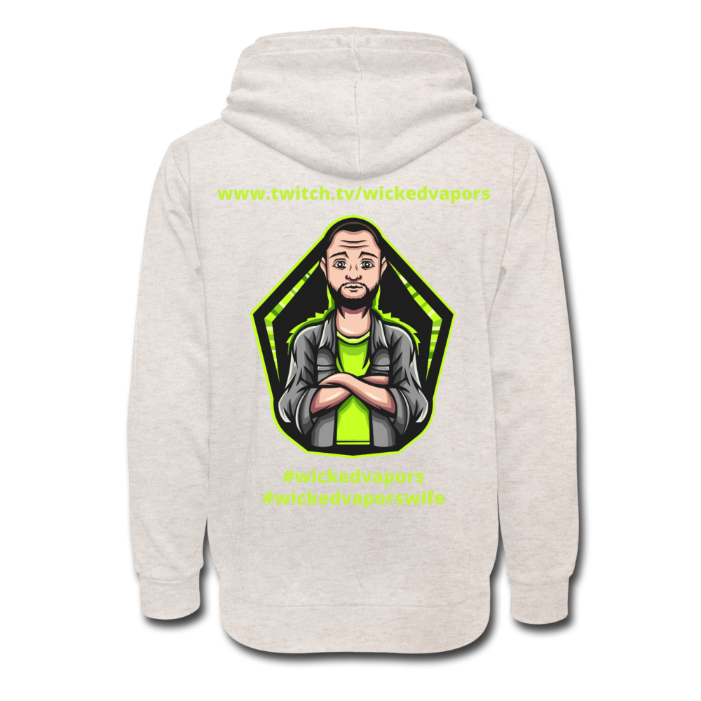 The Gamer Shawl Collar Hoodie - heather oatmeal