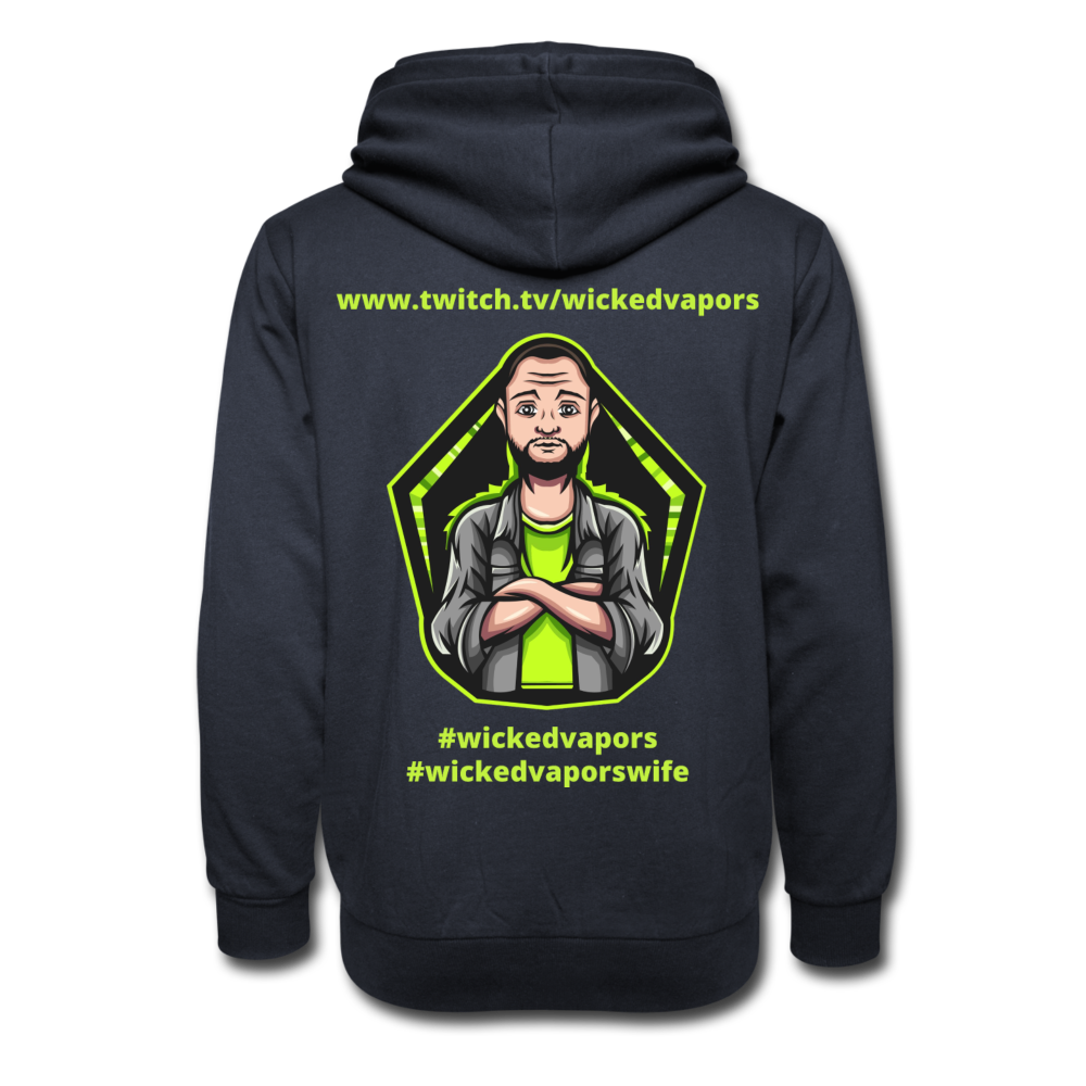 The Gamer Shawl Collar Hoodie - navy