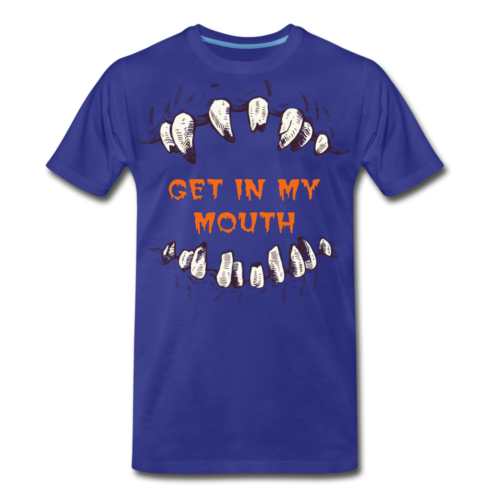 Get In My Mouth Men's Premium T-Shirt - royal blue