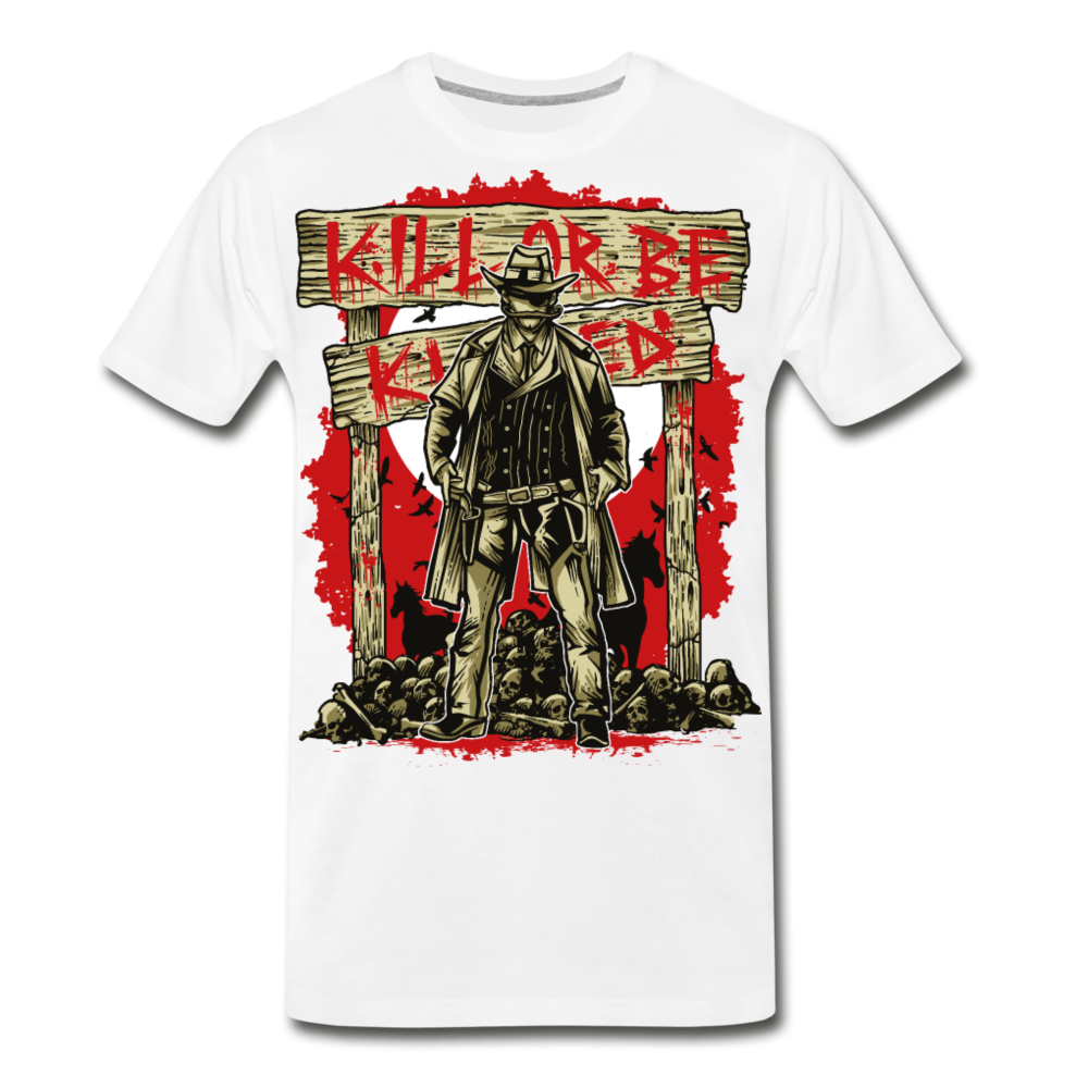 Halloween T-Shirt Men's Premium T-Shirt - white