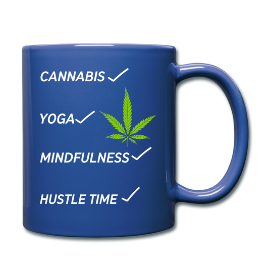 Hustle Time Mug - royal blue