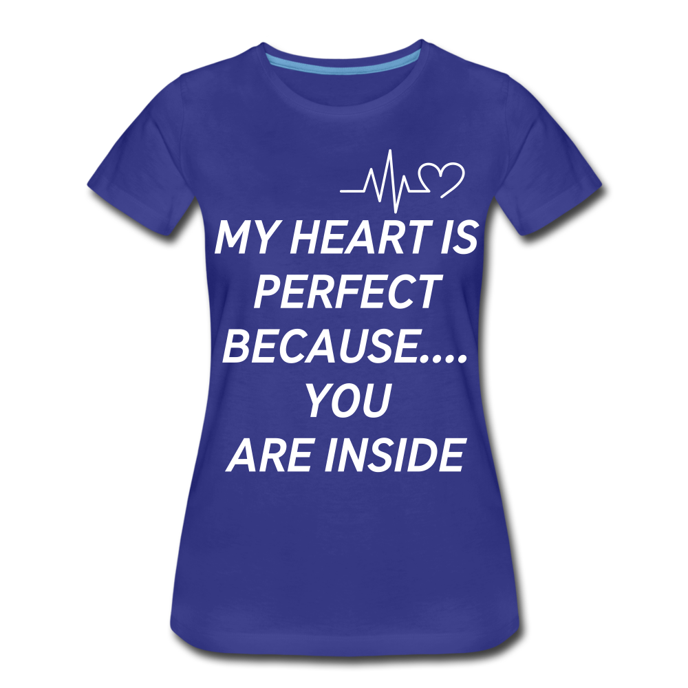 My Hear Ladies Premium T-Shirt - royal blue