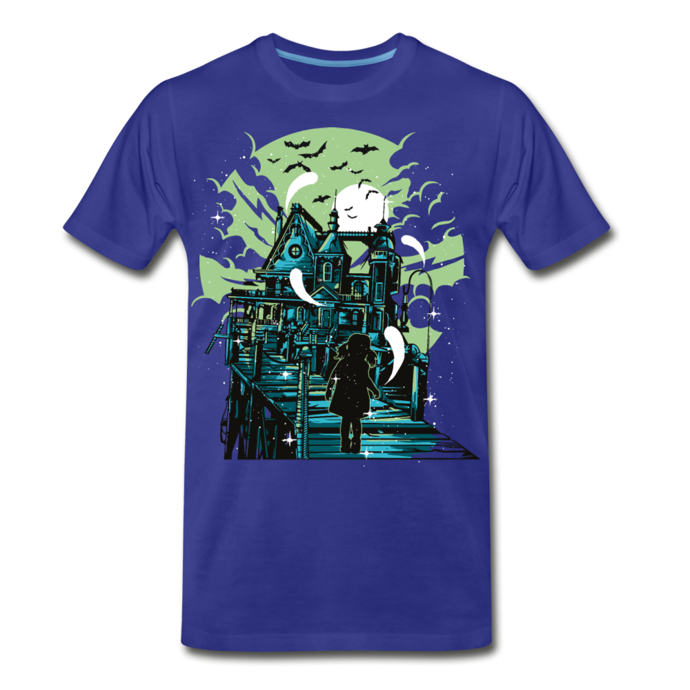 Haunted House Men's Premium T-Shirt - royal blue