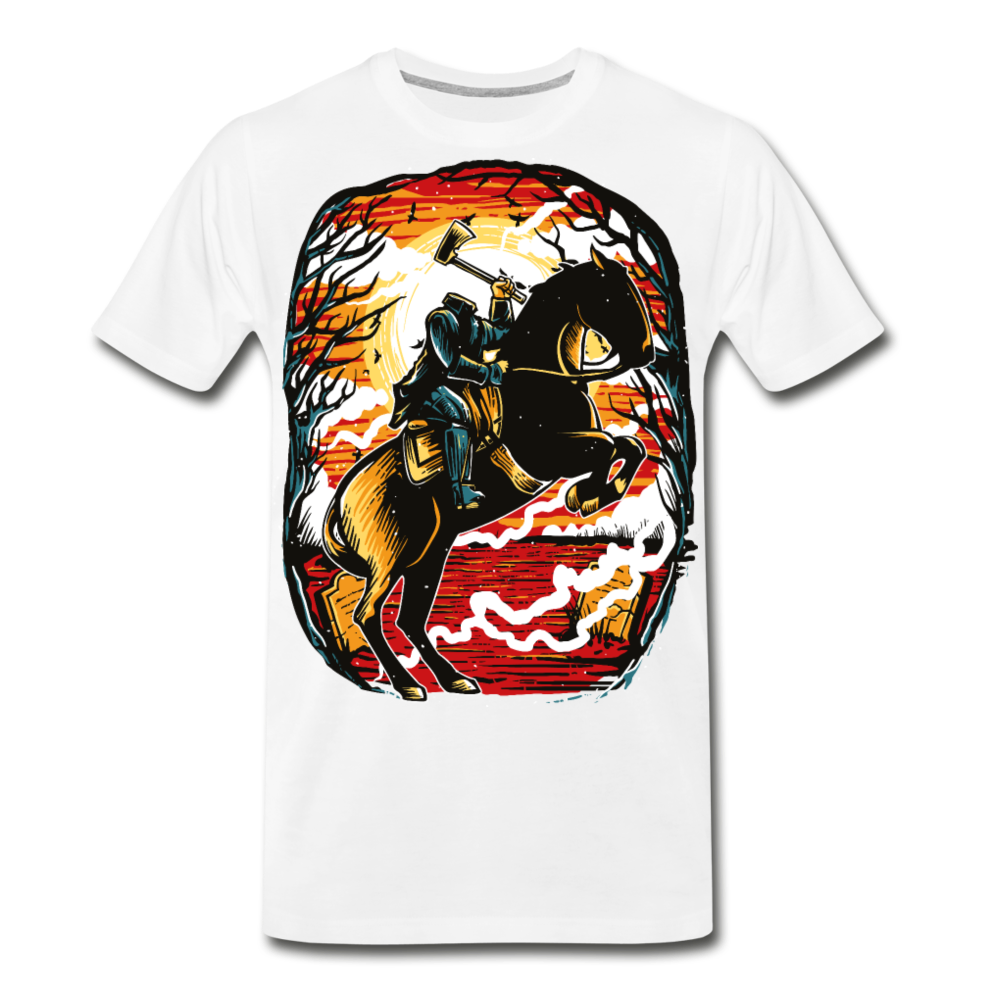 Headless Horsemen Men's Premium T-Shirt - white