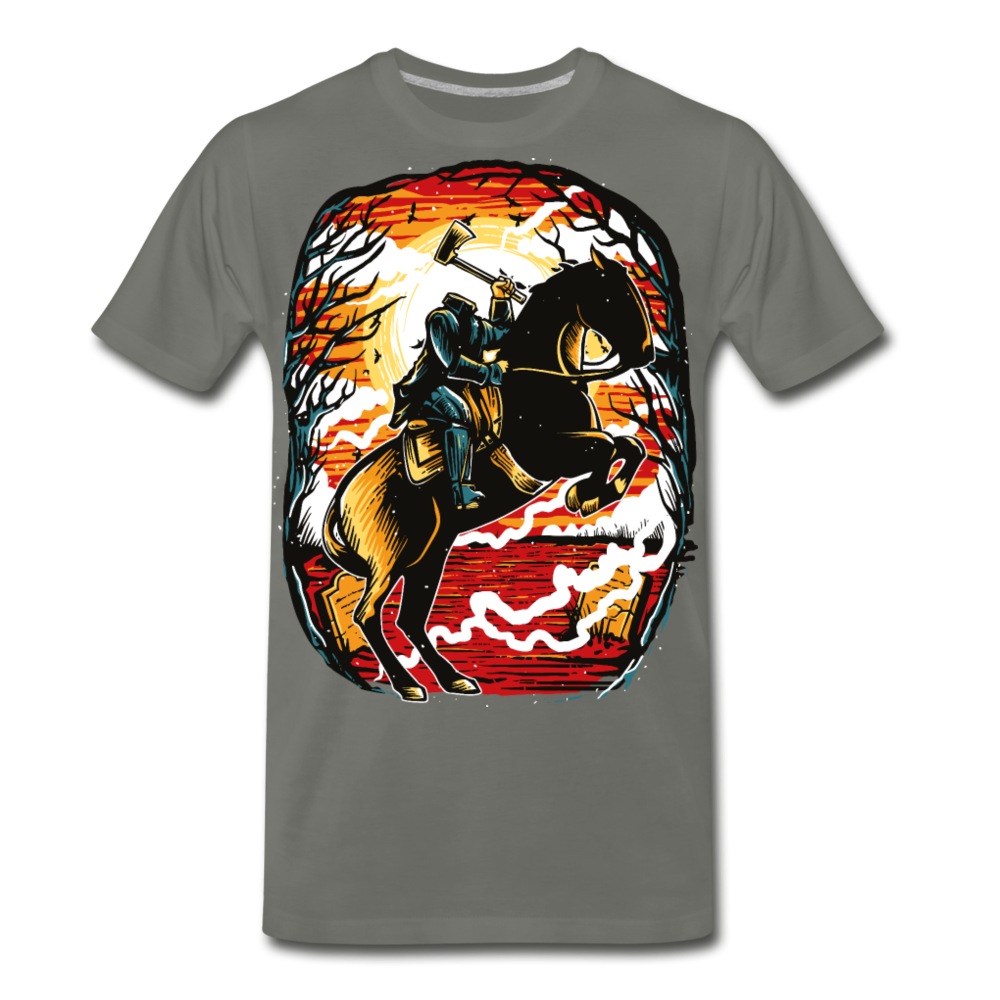 Headless Horsemen Men's Premium T-Shirt - asphalt gray
