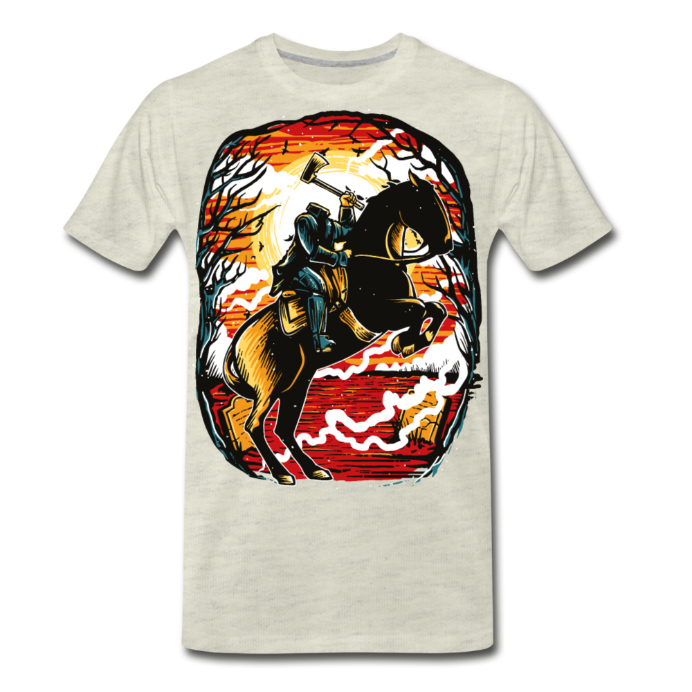Headless Horsemen Men's Premium T-Shirt - heather oatmeal