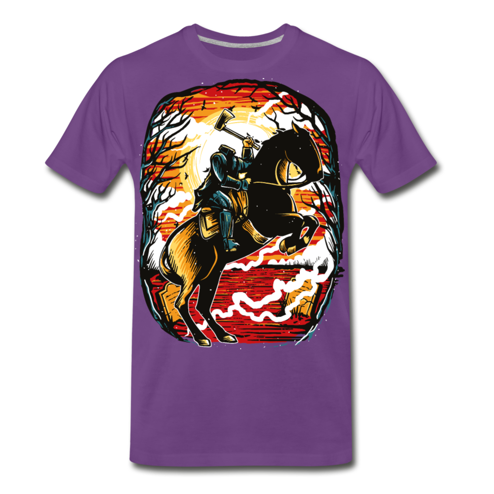Headless Horsemen Men's Premium T-Shirt - purple