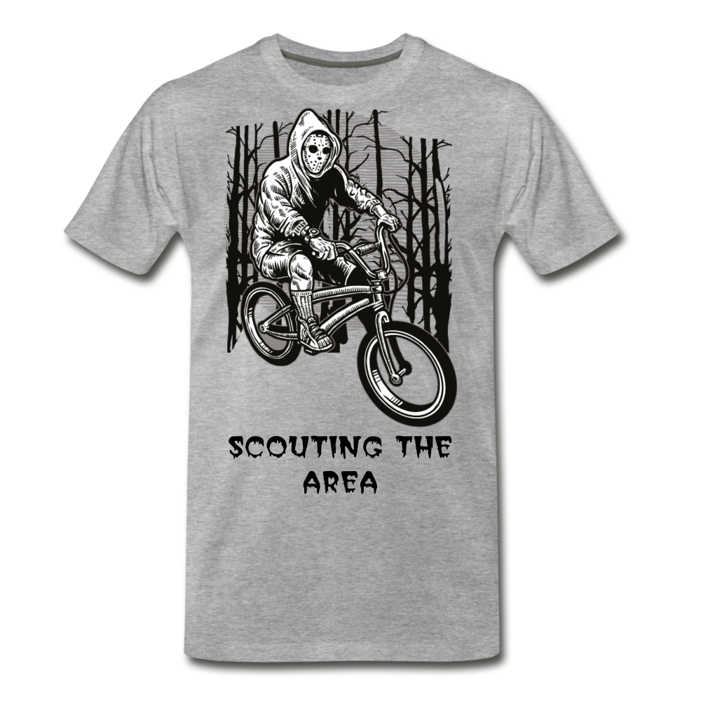 Scouting The Area Men's Premium T-Shirt - heather gray