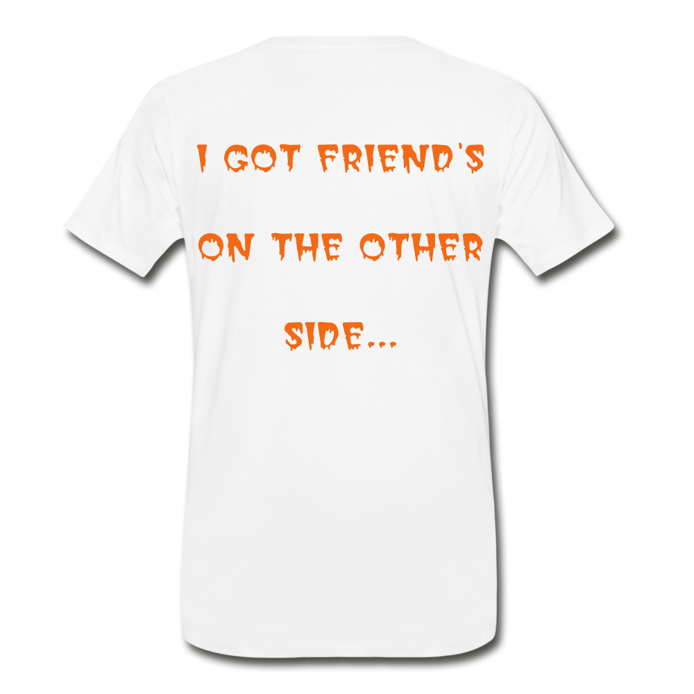 The Shadow Man Men's Premium T-Shirt - white