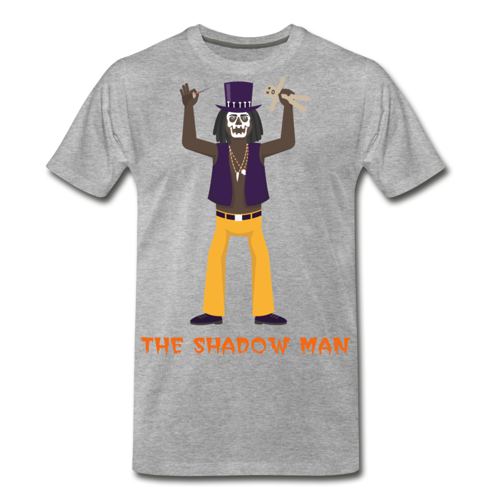 The Shadow Man Men's Premium T-Shirt - heather gray