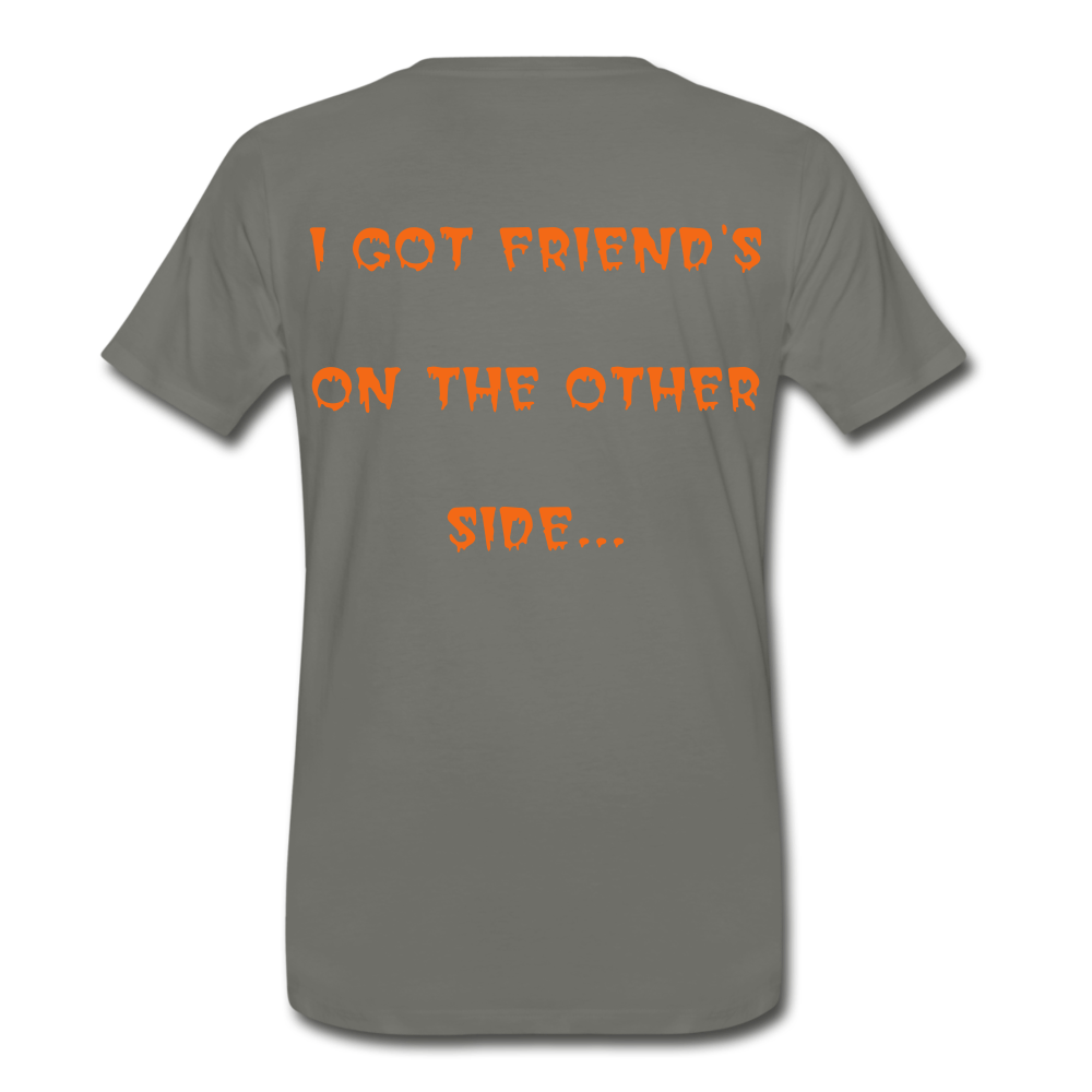 The Shadow Man Men's Premium T-Shirt - asphalt gray