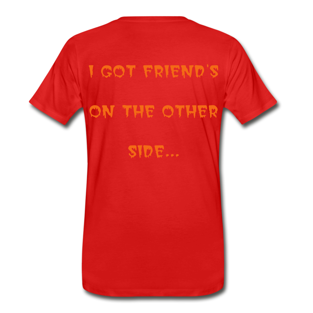 The Shadow Man Men's Premium T-Shirt - red