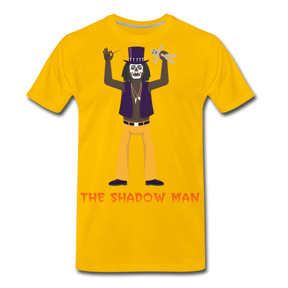 The Shadow Man Men's Premium T-Shirt - sun yellow