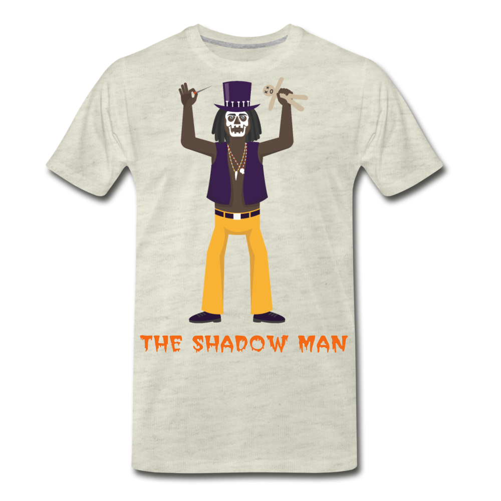 The Shadow Man Men's Premium T-Shirt - heather oatmeal