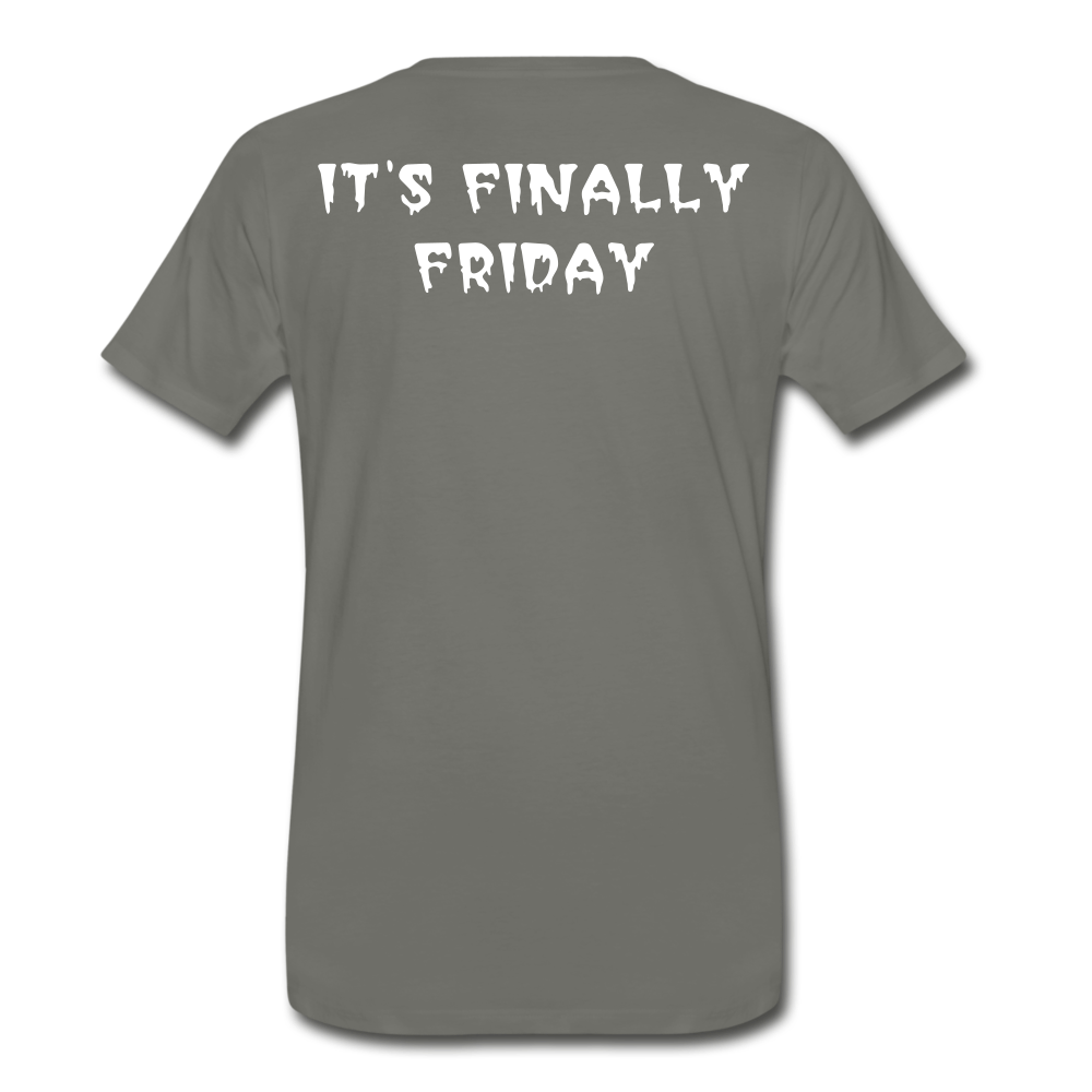 It's Finally Friday Men's Premium T-Shirt - asphalt gray