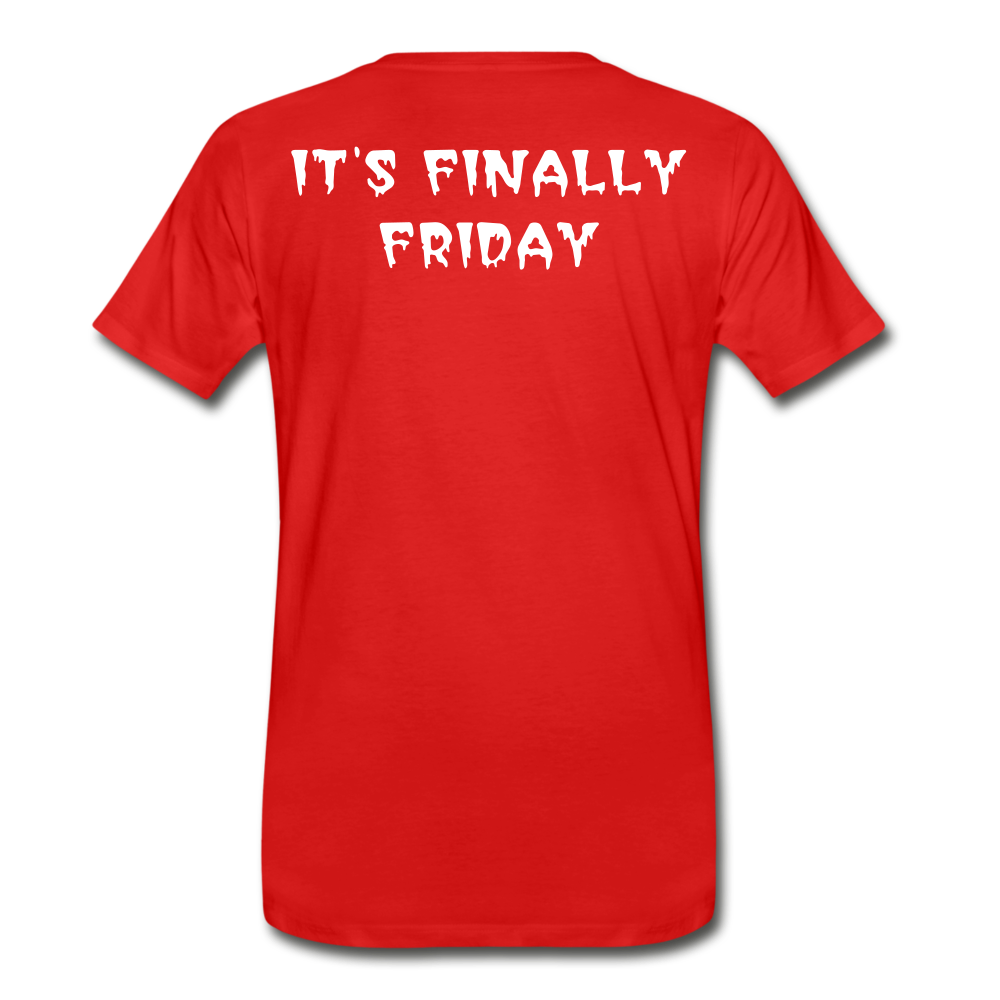 It's Finally Friday Men's Premium T-Shirt - red