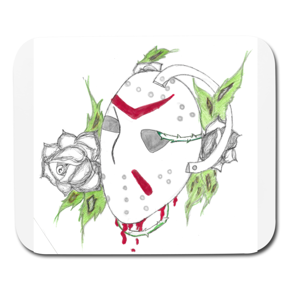 Brian Mouse pad Horizontal - white