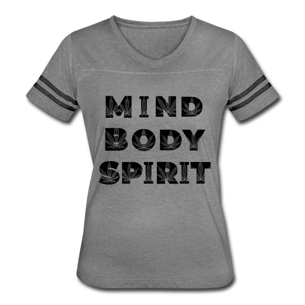 Women’s Vintage Sport T-Shirt - heather gray/charcoal