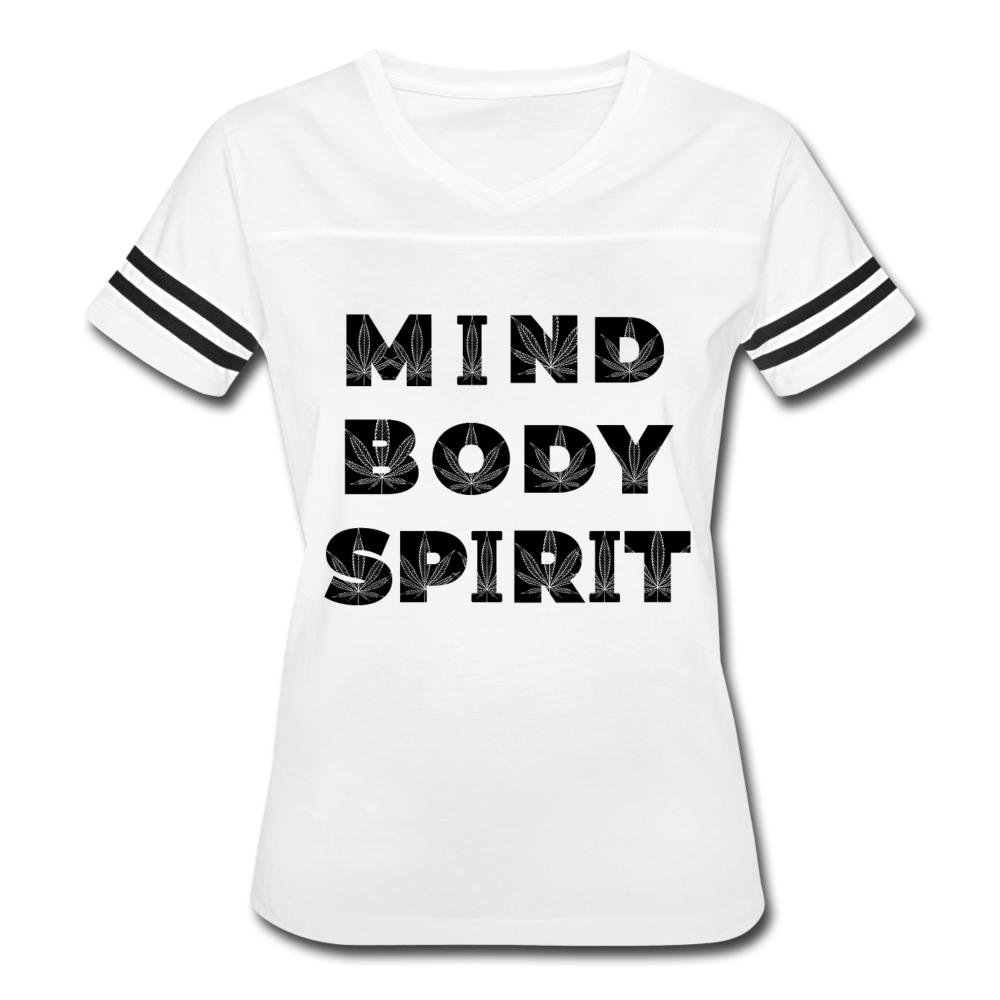 Women’s Vintage Sport T-Shirt - white/black