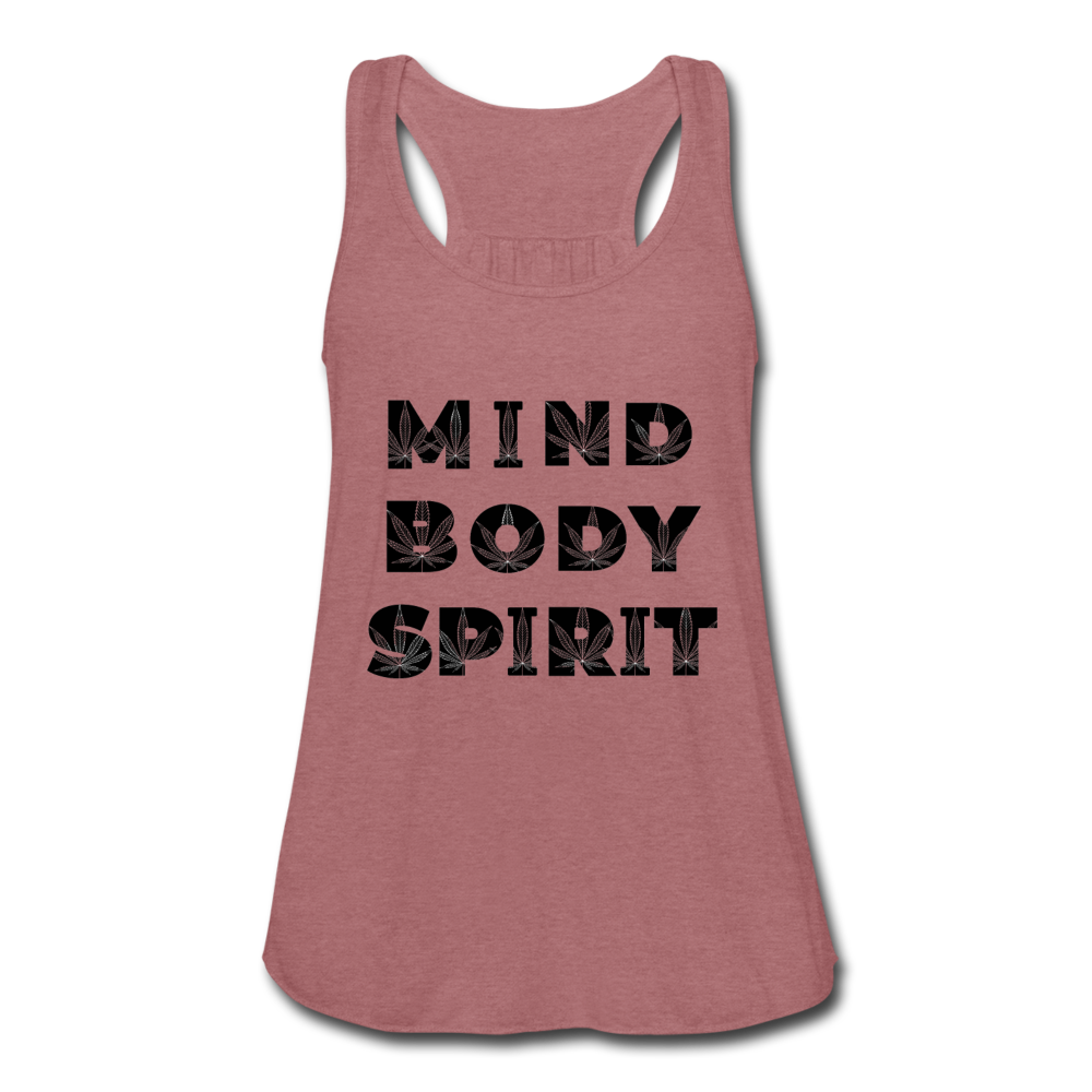 Women's Flowy Tank Top by Bella - mauve