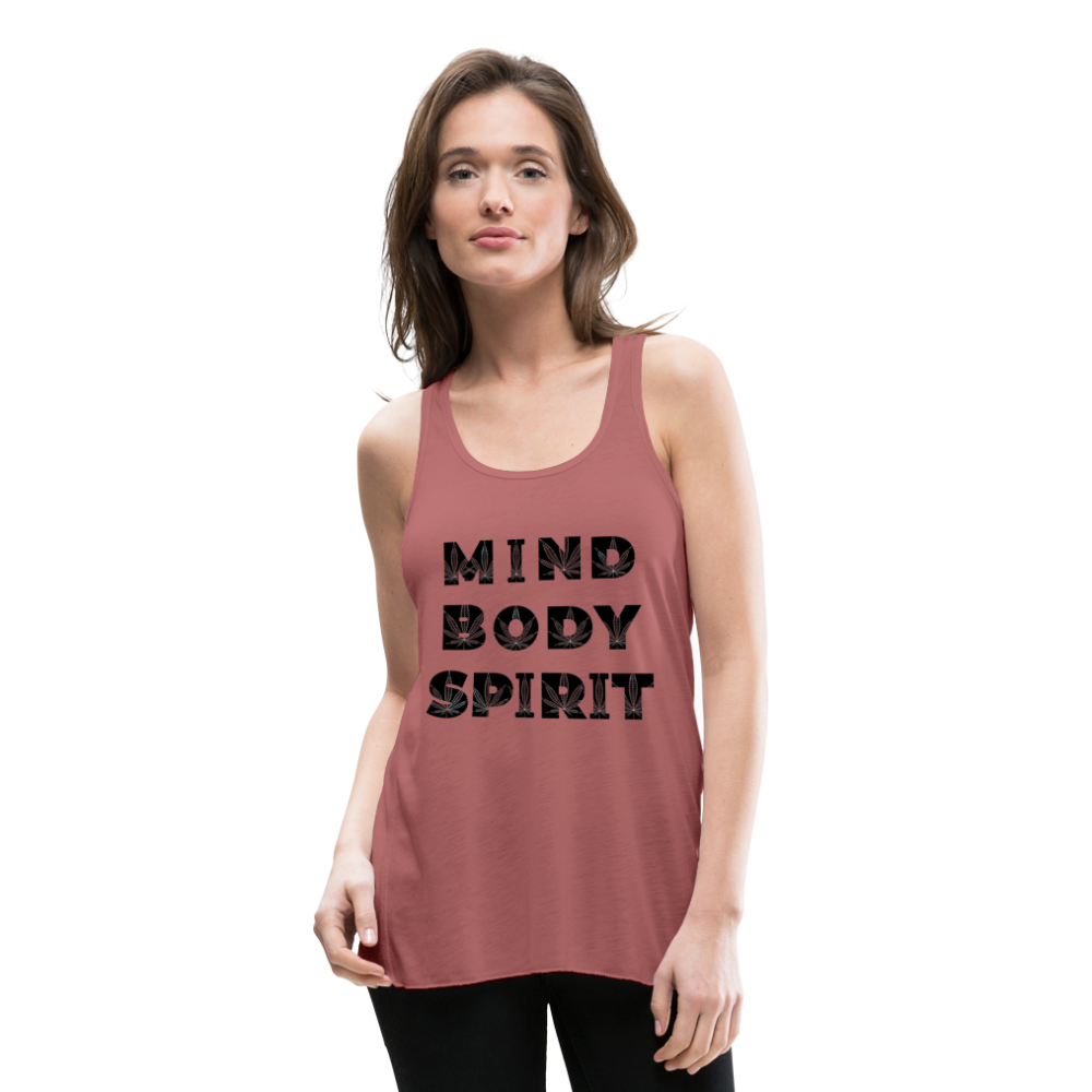 Women's Flowy Tank Top by Bella - mauve