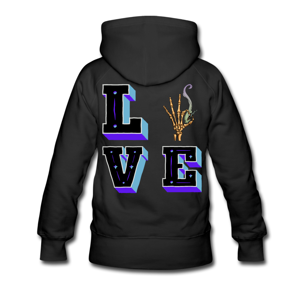 Love Women’s Premium Hoodie - black