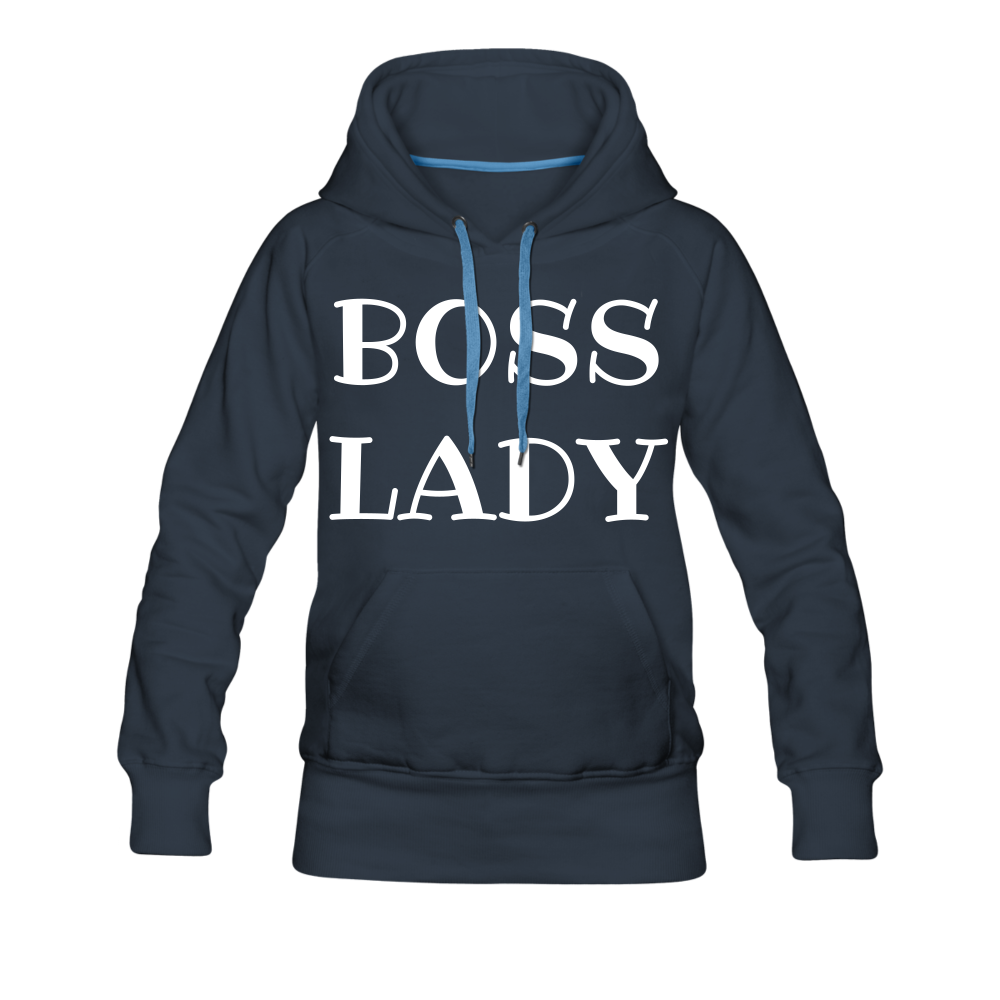 Boss Lady Hoodie - navy