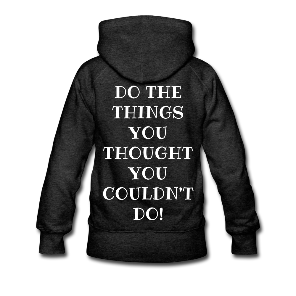 Boss Lady Hoodie - charcoal gray