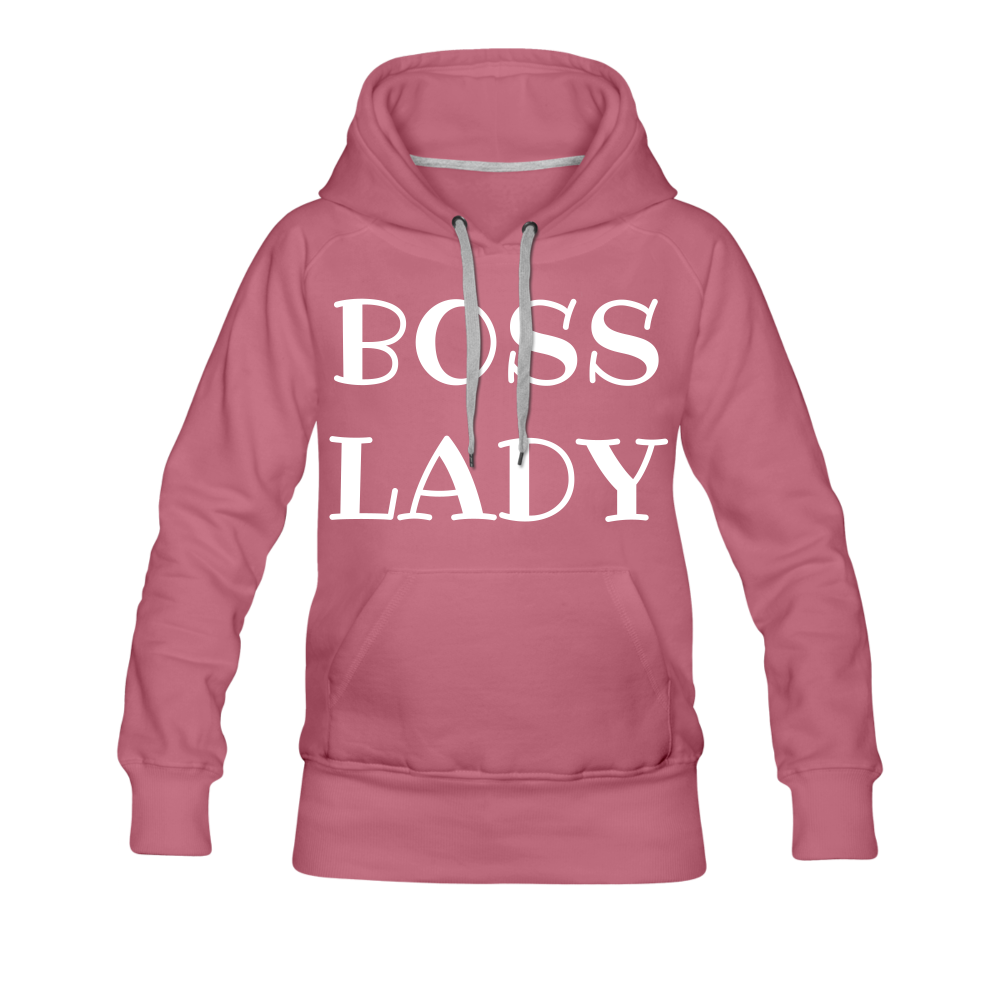 Boss Lady Hoodie - mauve
