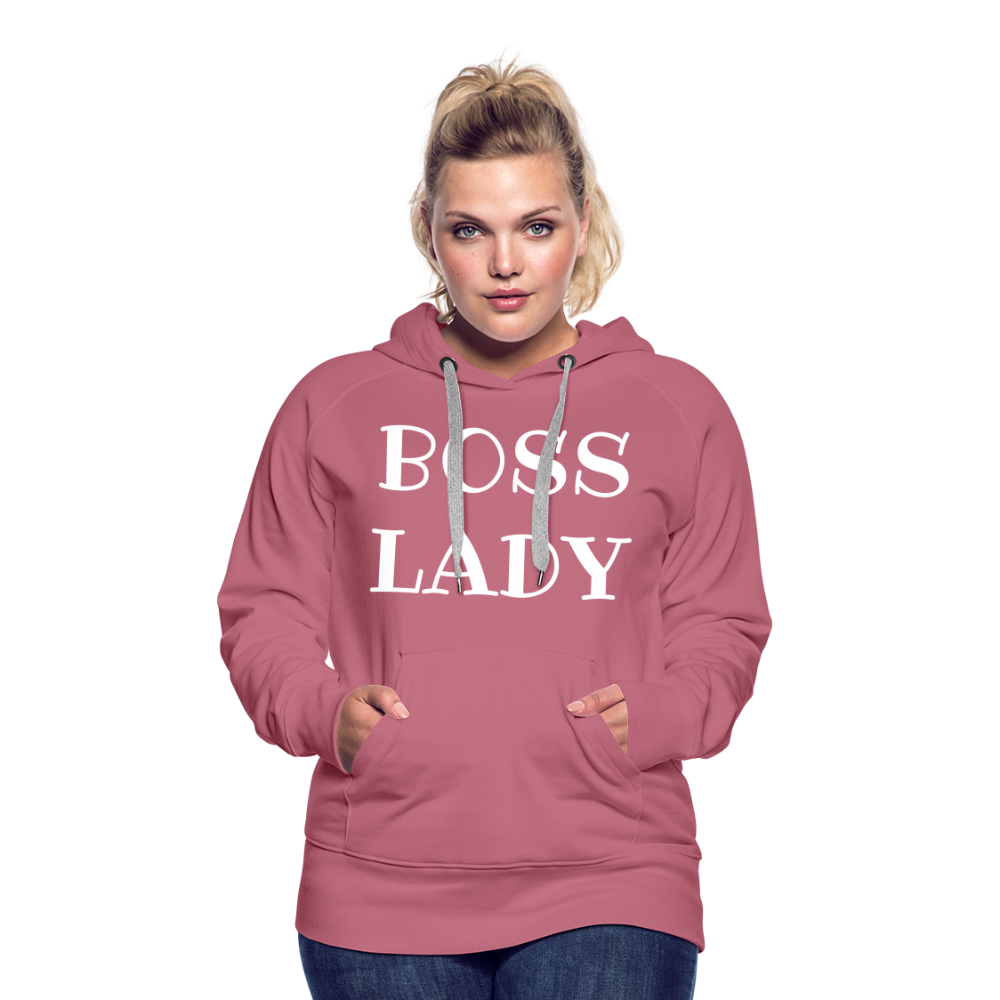 Boss Lady Hoodie - mauve