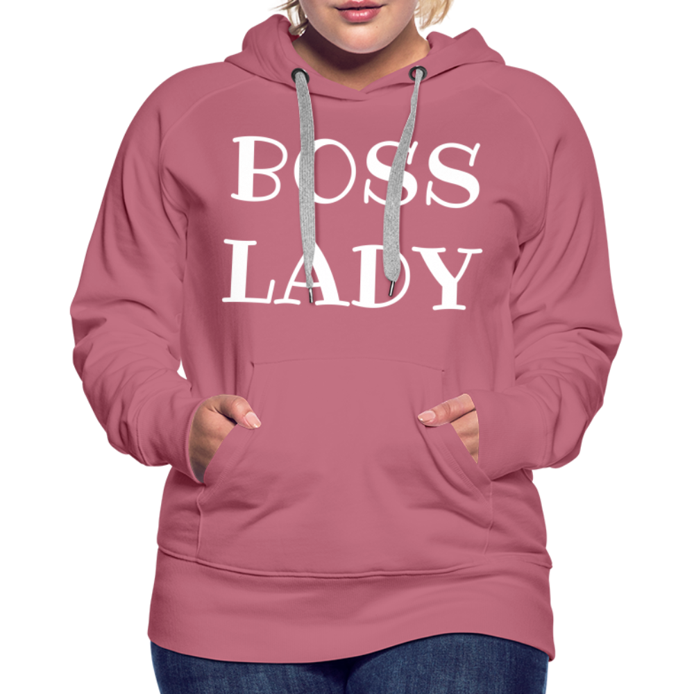 Boss Lady Hoodie - mauve