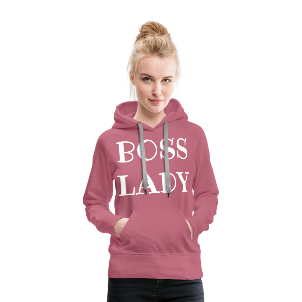 Boss Lady Hoodie - mauve